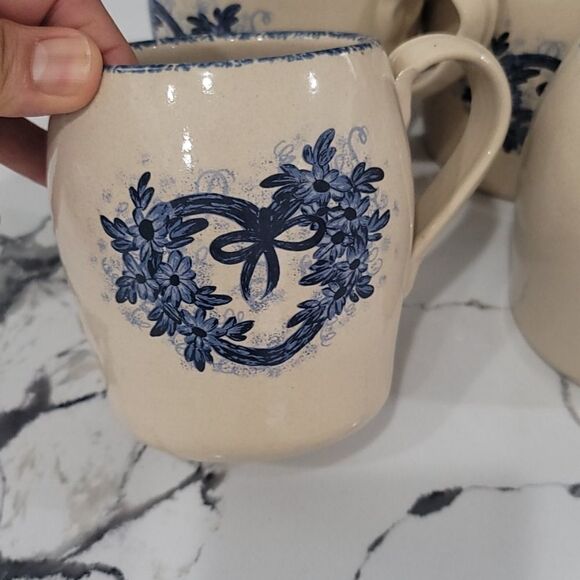 Casey pottery Set ot vintage handmade mugs - Picture 3 of 7